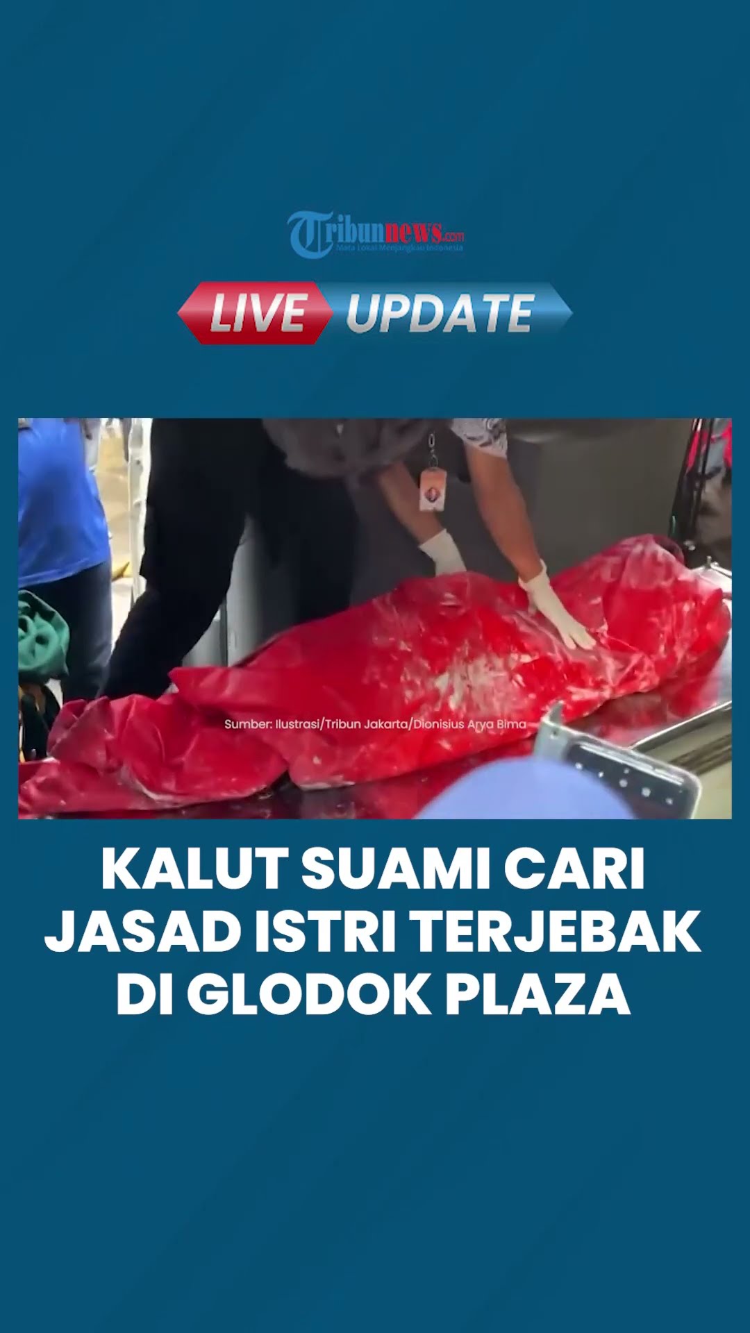 Kalut Suami Cari Jasad Istri yang Hilang saat Kebakaran Glodok Plaza Jakarta Barat: Keiling TKP
