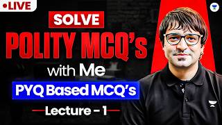 Solve Polity MCQ's with Me | PYQ's Based MCQ's | UPSC Prelims 2026 | Session 1 | Sarmad Mehraj