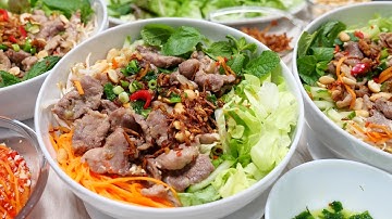 BÚN THỊT HEO XÀO - Ướp Cách Này Thơm Ngon Y Như Bún Thịt Bò Xào hay Bún Bò Xào Nam Bộ by Vanh Khuyen