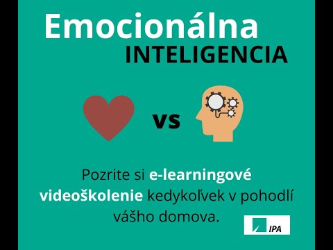 Video: Emocionálna Gramotnosť. Intelekt Srdcom