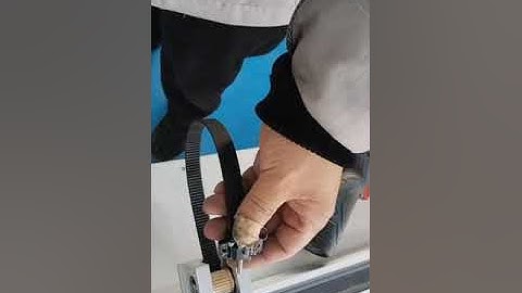 How to install change belt on the co2 laser cutting engraving machine