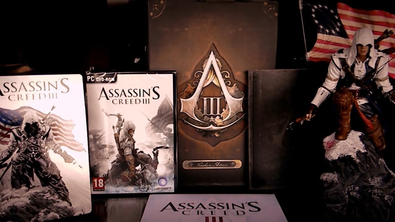 ASSASSIN'S CREED 3 FREEDOM EDITION PS3 SONY NEUF SOUS BLISTER VF
