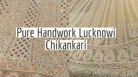 Pure Handwork Lucknowi Chikankari Suit, Dupatta, Saree & Lehenga | Ram Ji Sons |