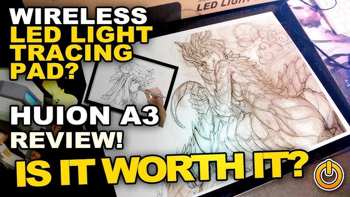 Unboxing Huion A4 Light Pad and Comparing it to the Huion L4S