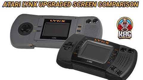 Atari Lynx Upgraded Screen Comparison