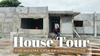 HOUSE TOUR (Casa en Construccion)  + YA TENEMOS REFRIGERADOR!!  #construyendojuntos