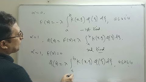 Integral Equations, Code-313715, Lec#01, Md.Akteruzzaman, Mathematics, Dhaka College, Dhaka