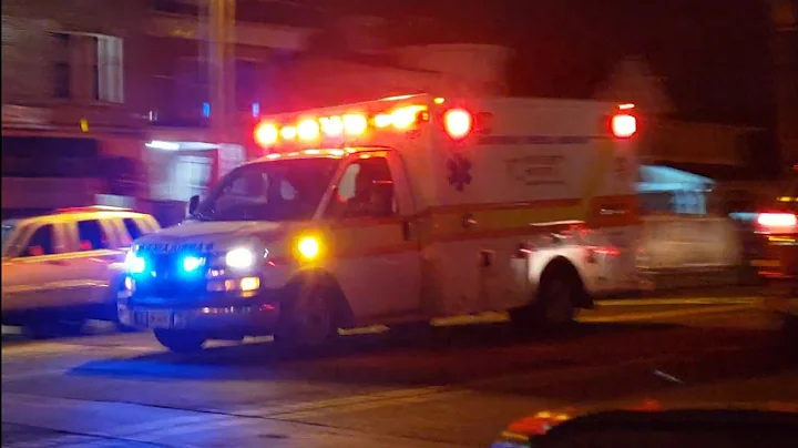 UMDNJ EMS Unit Responding North Newark 2-25-19