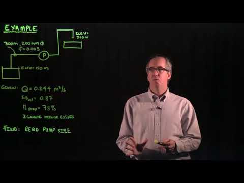 Sizing a pump formula with an example