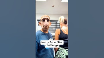 funny face filter challenge 🤣 #funny #prank #challenge #memes #epicfails #tiktok #shorts #scare