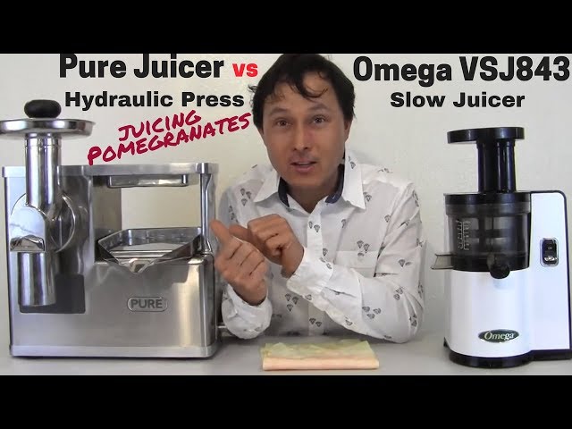 Pure Hydraulic Press Juicer vs Nama J2 Cold Press Comparison Review 