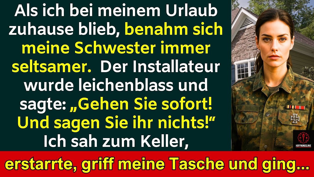 Ich dachte, ich kenne meine Schwester, bis der Klempner ihr Geheimnis im Keller entdeckte...