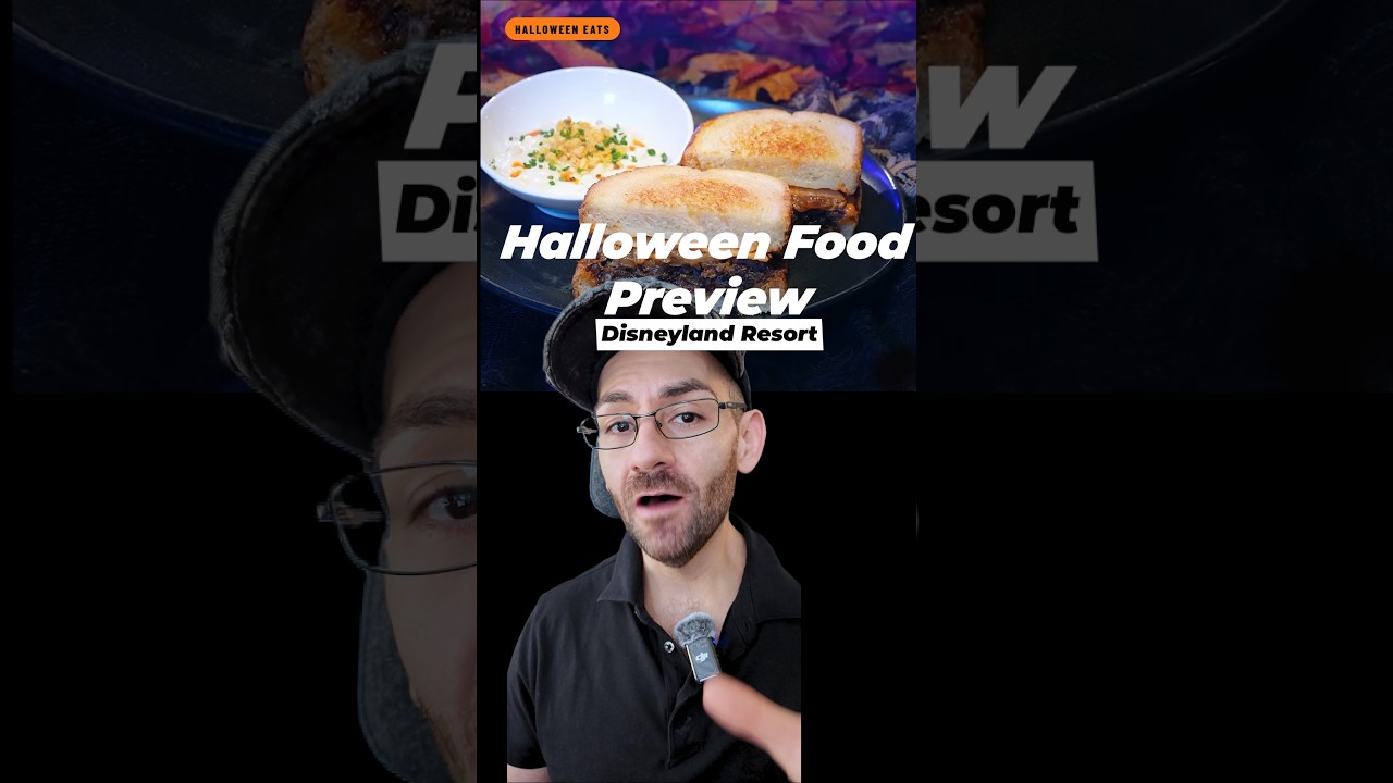 Halloween Food at Disneyland Preview! #halloween #disneyland #halloweentime