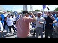 Agresin a opositores que participaban en marcha en miami