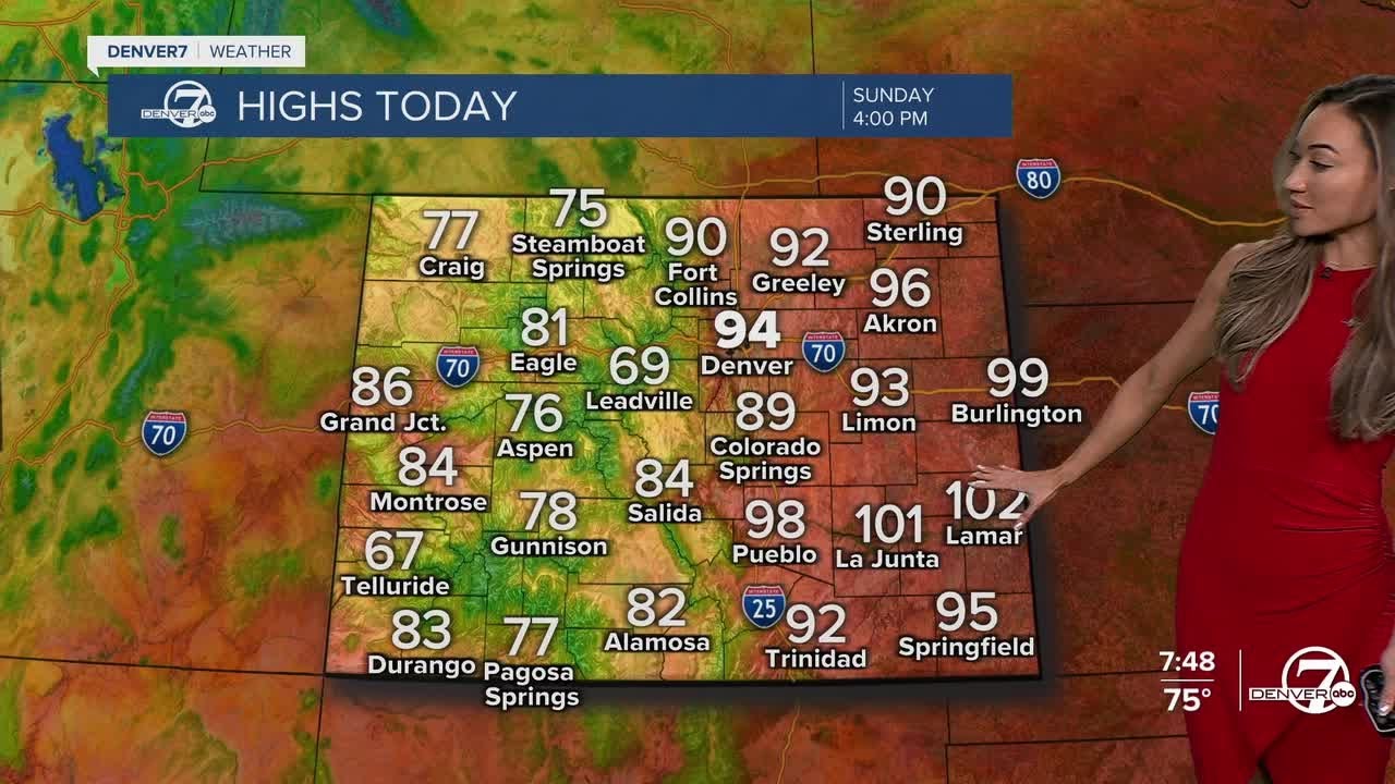 Very warm and breezy Sunday, ahead of our next cold front - YouTube