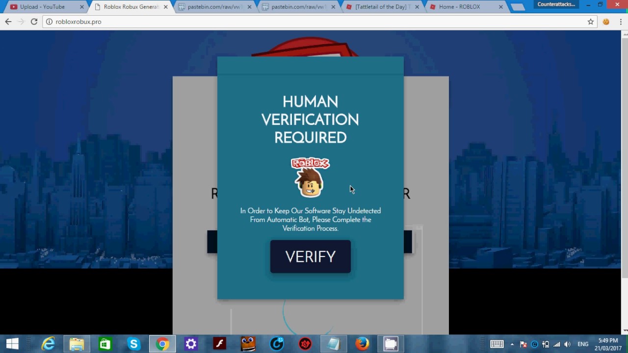 How To Get Free Robux Without Inspect Or Human Verification