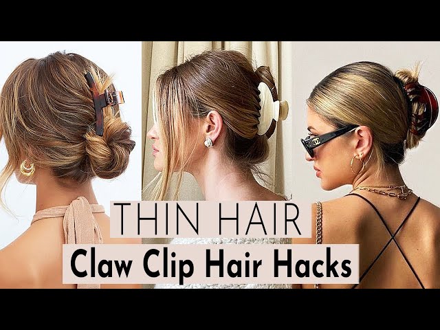 The Best Claw Clips 2023 - Claw Clip Hairstyles for Every Hair Type