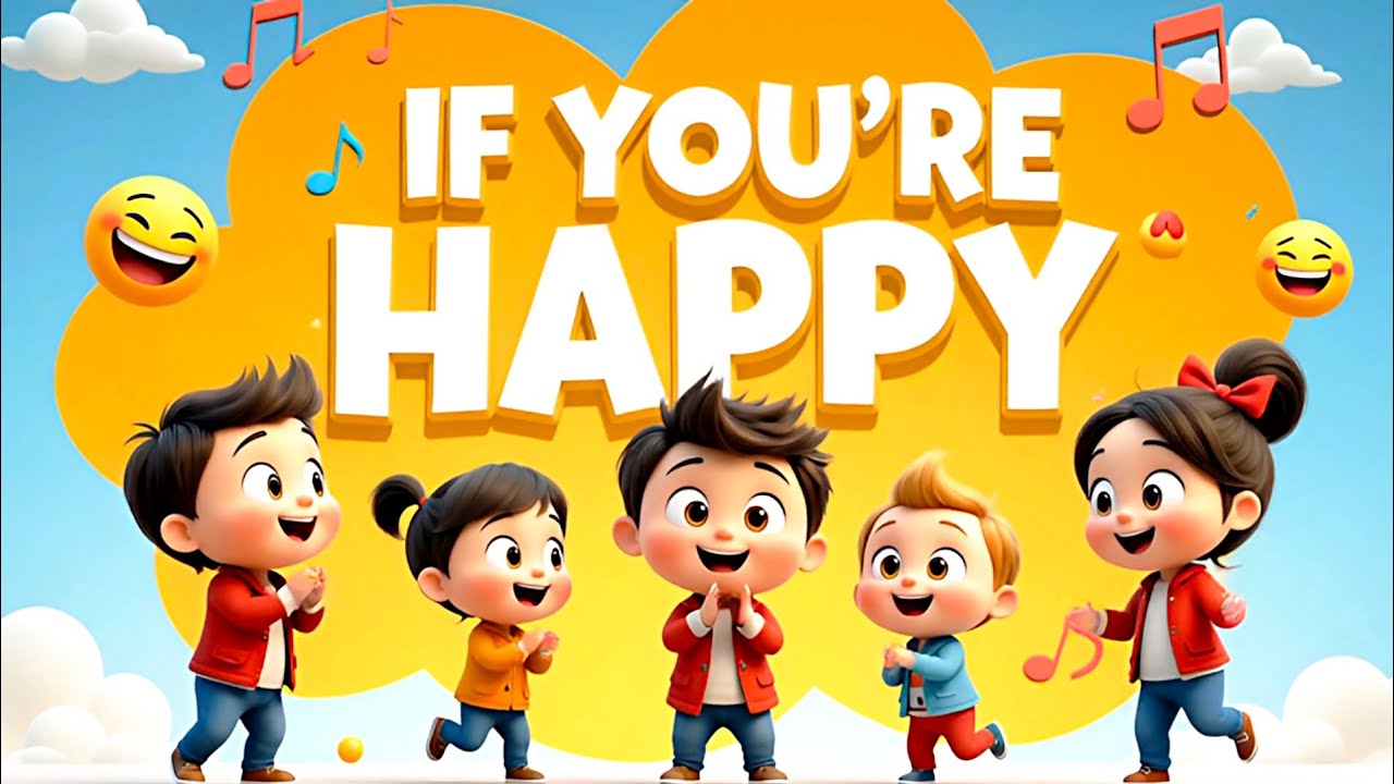 If You’re Happy and You Know It 🎵 | Kids Nursery Rhyme | Action Song for Children