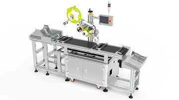 Hang Tags with two stickers auto paging labeling machine label applicator