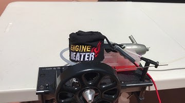 OS B2102 Off-road buggy engine on Hudy breakin stand