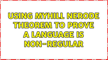 Using MyHill Nerode theorem to prove a language is non-regular