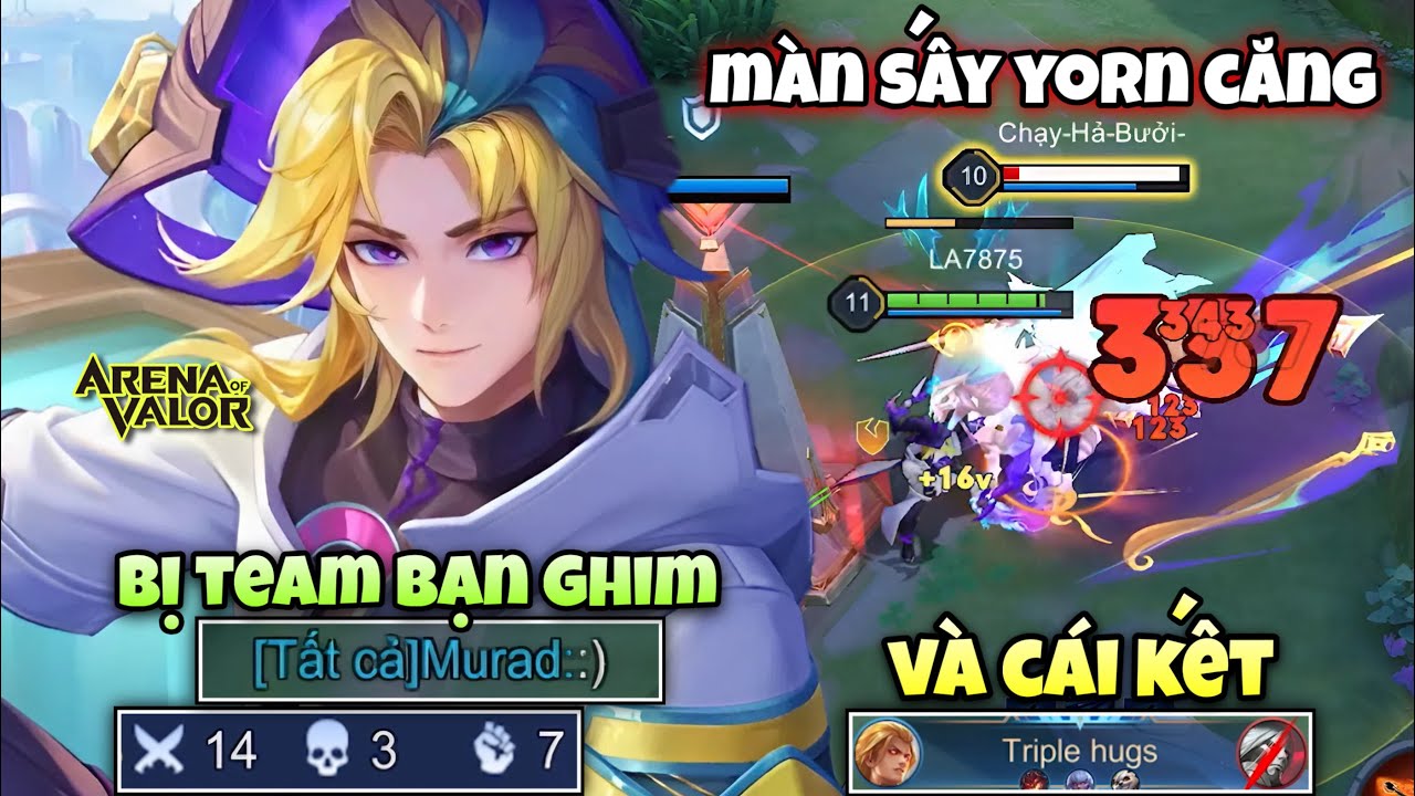 Màn Sấy Yorn Bị Team Địch Hội Đồng Phế Toàn Tập Đầu Game Và Cái Kết Late Game Lật Kèo 1 Sấy 1 Mạng 