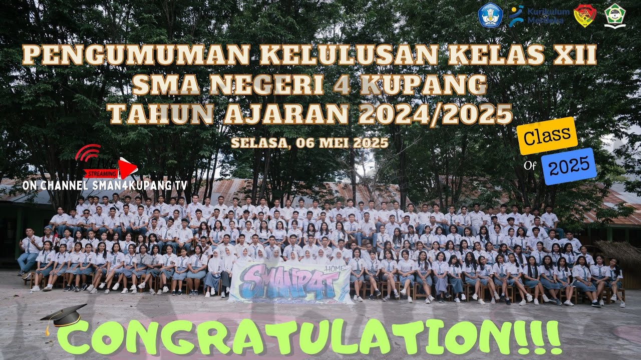 PENGUMUMAN KELULUSAN & PELEPASAN SISWA-SISWI KELAS XII TAHUN PELAJARAN 2024-2025