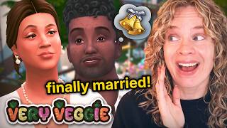 After More Than A Decade, My Sims Finally Got Married | Very Veggie Challenge 🥦