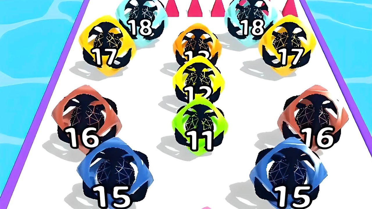 Marble Run 🥎 3D Game Color Ball Race Gameplay Android IOS Level 1043 ...
