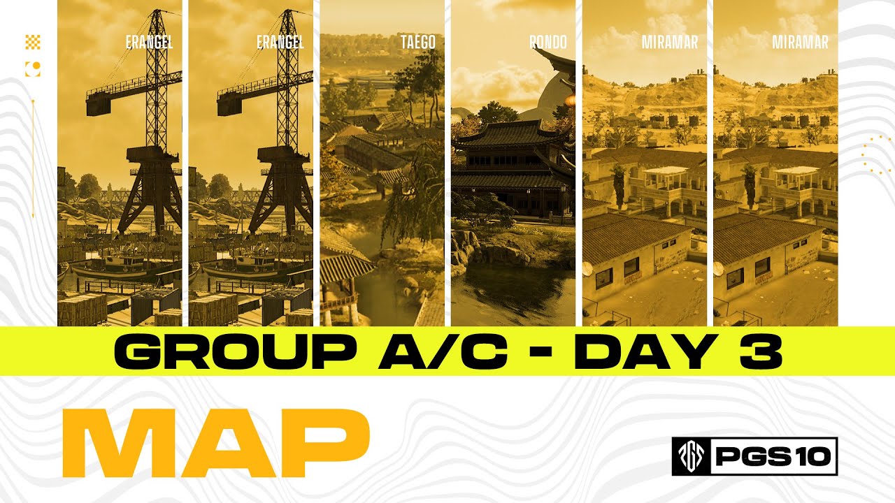 [MAP] PUBG Global Series 10 Group Stage DAY 3