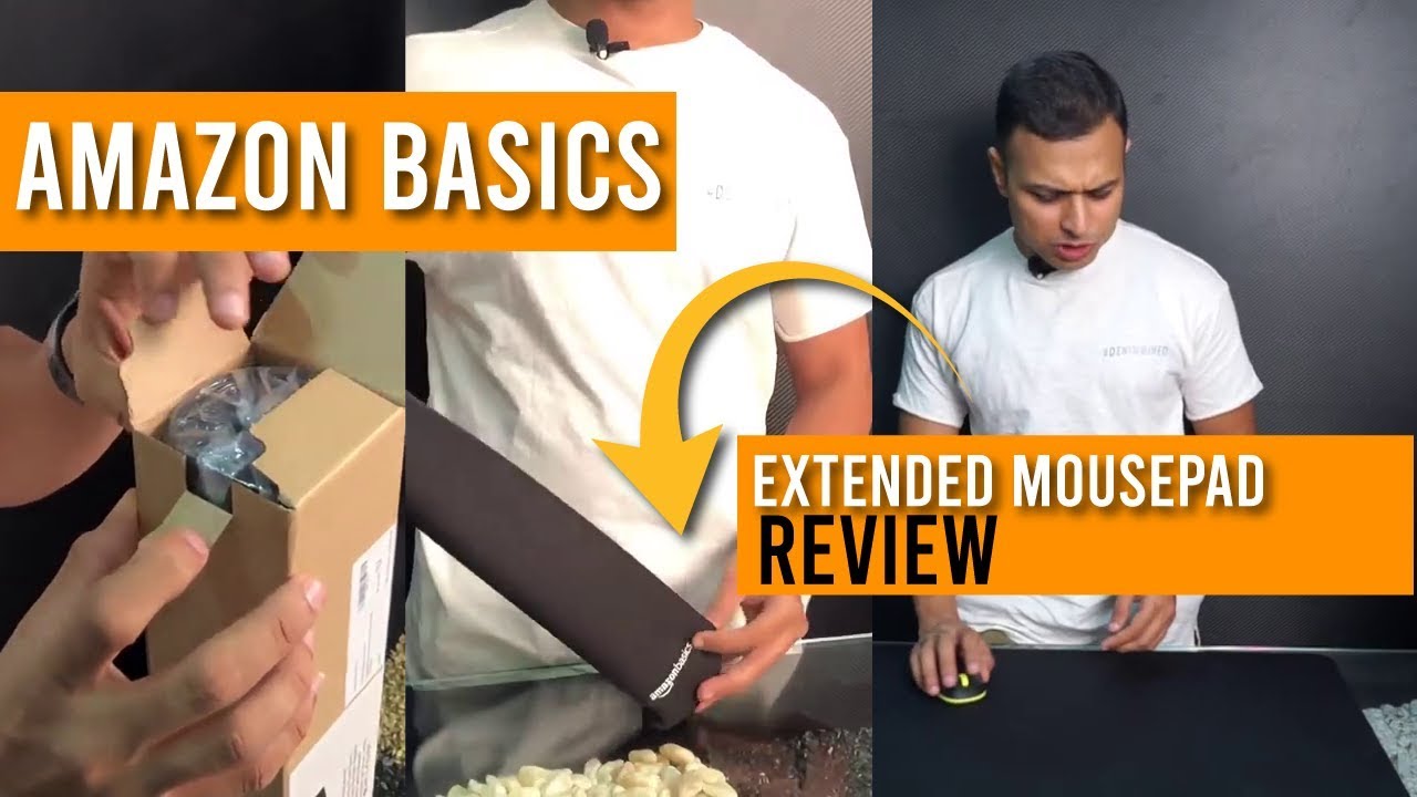 Amazon Basics Extended Gaming Mousepad Full Review Youtube