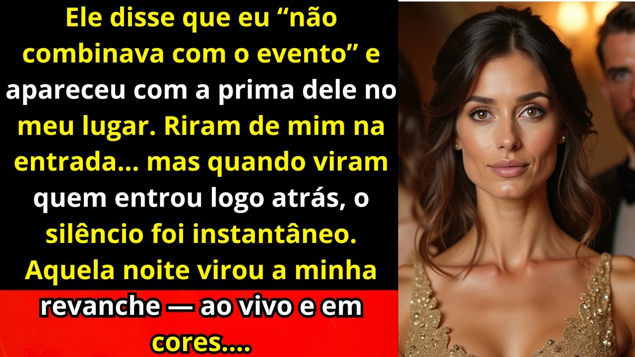 Com vergonha da própria esposa, ele apareceu com a prima — mas ninguém esperava quem entraria depois