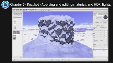 3D Sculpting with Photos - Part 5 - Keyshot - Materials, HDRI Mapping and Rendering