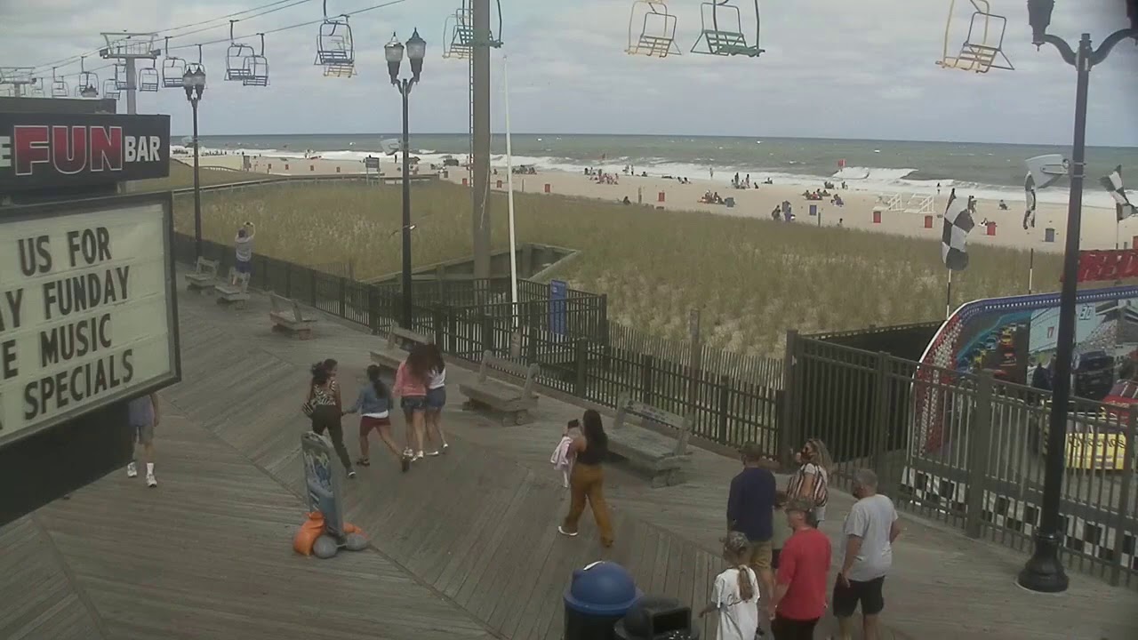 Seaside Heights cam on NJBeachCams 09/12/20 YouTube