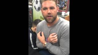 Billy Joe Saunders talking about Chris Eubank jnr