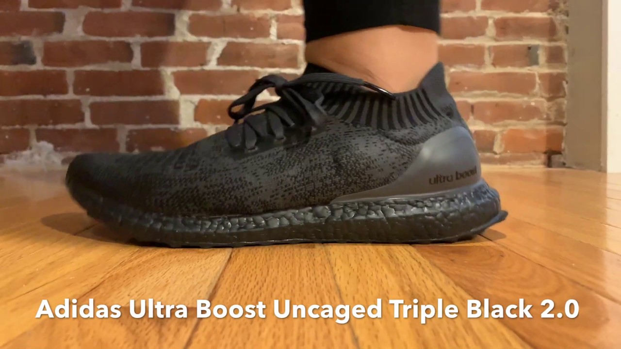 adidas ultra boost uncaged triple black 2.0
