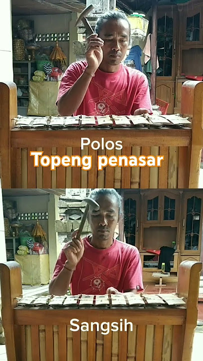 Belajar gangsa Topeng Penasar #musiktradisional