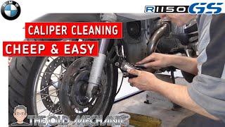 BMW R1150GS CALIPER CLEANING EASY AND CHEEP..! ‍