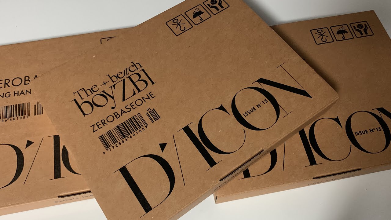 제로베이스원 디아이콘 언박싱 | 성한빈 김태래 단체 🌹| 렌티큘러 포카