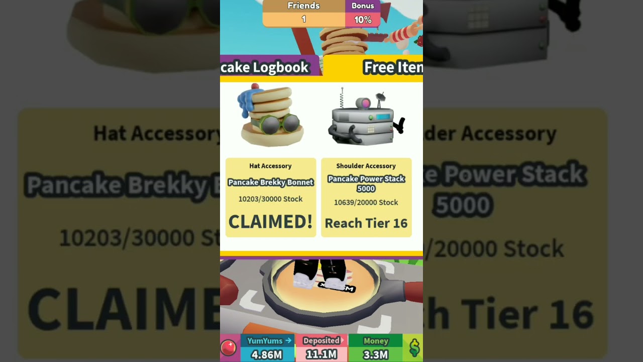 sniping pancake power stack 5000 ( free limited ugc )