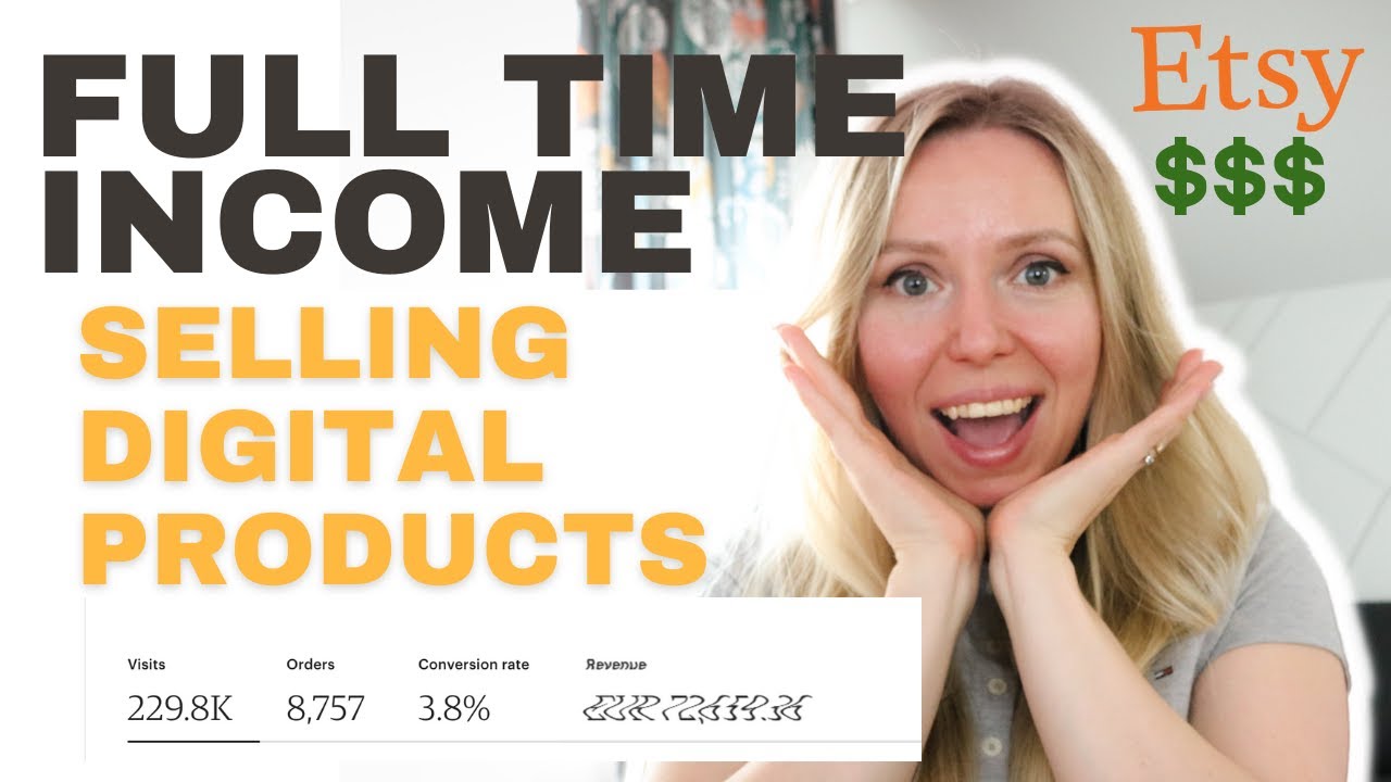 Selling digital products on Etsy | How much I made in 2021 with digital ...
