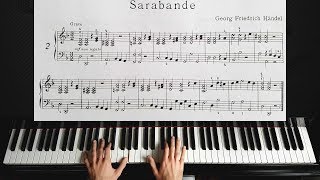 Handel - Sarabande - Piano Tutorial chords