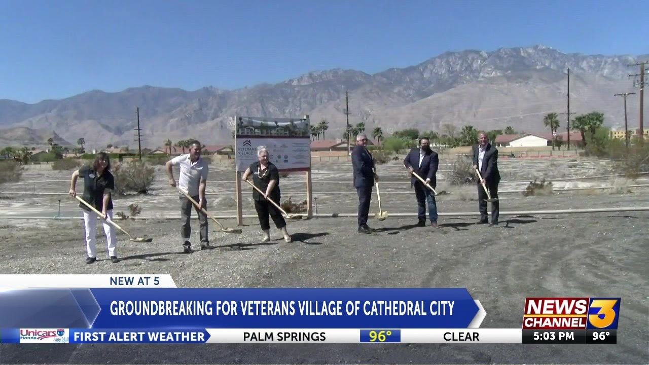 Groundbreaking ceremony for new Veterans Village in Cathedral City