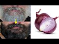 White beard to black naturally permanently with onion at home | 100% Effective