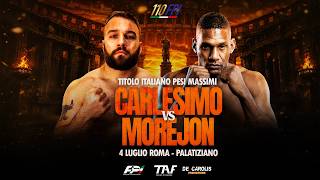TAF & DE CAROLIS PROMOTION | CARLESIMO vs MOREJON