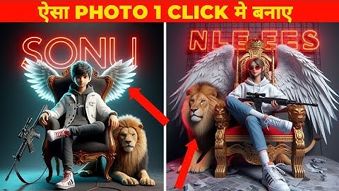 How to create 3D Al Attitude boy+girl Images | Viral photo editing | bing image creator tutorial