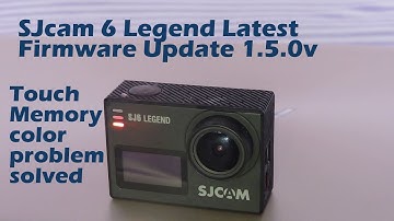 SJ6 Legend Firmware Update in 1.5.0v | 2019 | Touch and Color Problem | #SJCAM