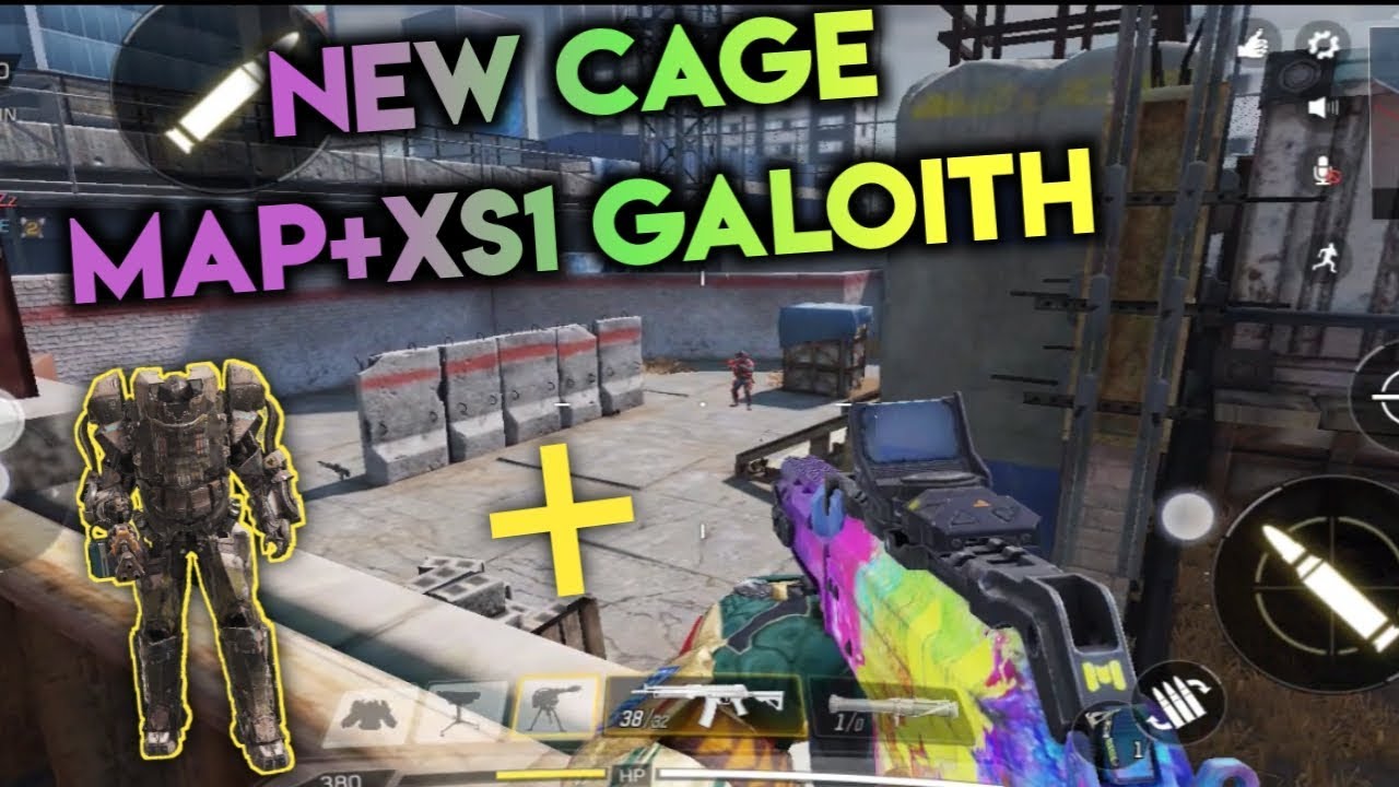 *New*_Cage Map Gameplay in Call Of Duty Mobile with XS1 GALOITH - YouTube