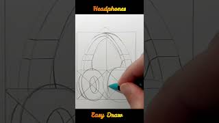 How to Draw Headphones Easy