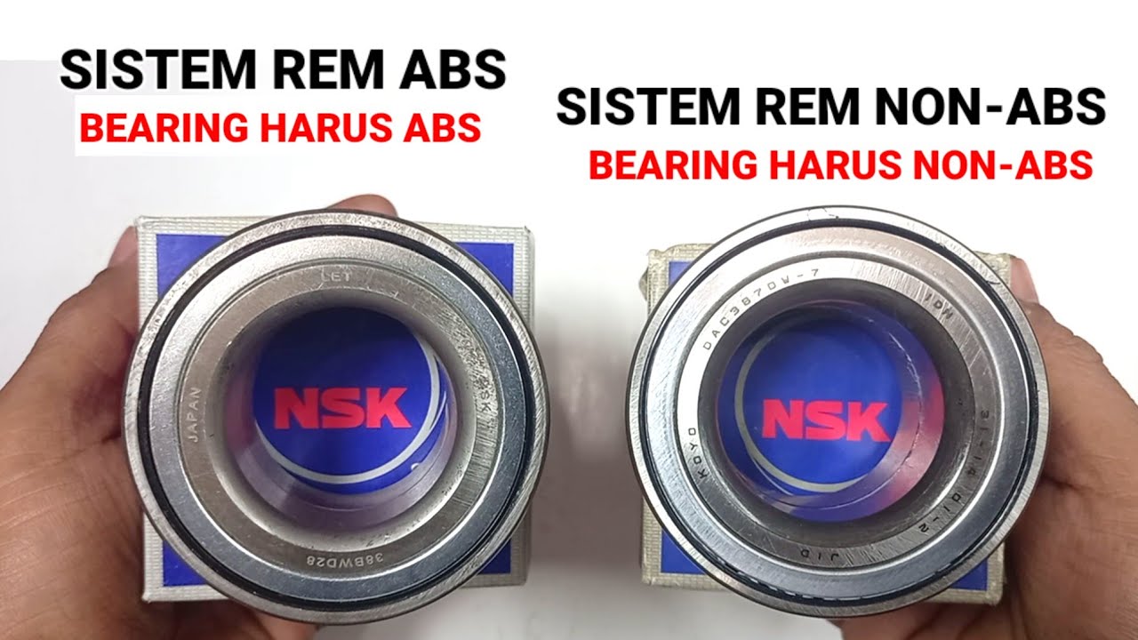 Perbedaan Bearing Roda Sistem Rem ABS dan Non ABS